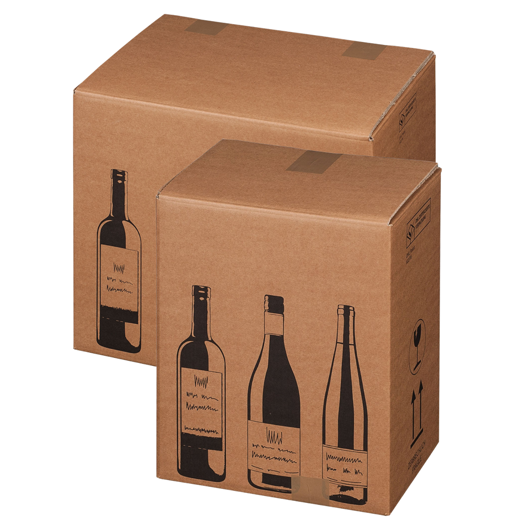 Paket: Eine Monatsration Wein